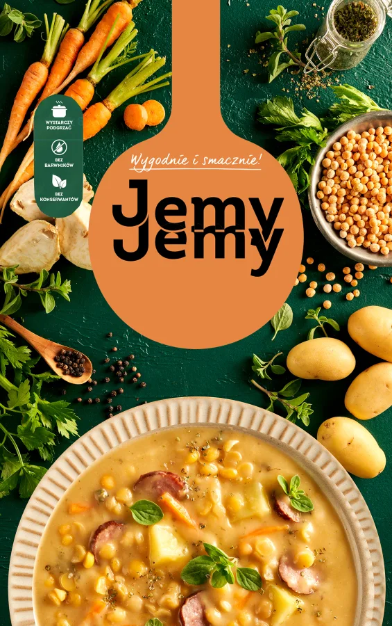Opakowanie JemyJemy z zupą warzywną i ciecierzycą